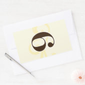 Wijnlabel Tabelnummer stickers 6 (Envelop)