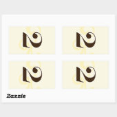 Wijnlabel Tafelnummer Stickers 2 (Vel)