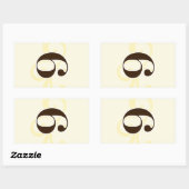 Wijnlabel Tafelnummer Stickers 6 (Vel)