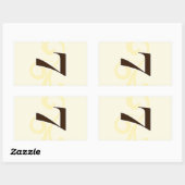 Wijnlabel Tafelnummer Stickers 7 (Vel)