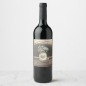 Wijnlabel voor hartgloed Jar & Baby's Wijn Etiket (Voorkant)