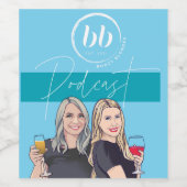 Wijnlabel Wijn Etiket (Enkel label)