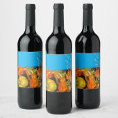 Wijnlabels met handtekening wijn etiket (Flessen)
