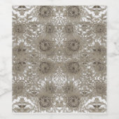 Wijnlabels voor bruiloften | Aangepaste voedsel en Wijn Etiket (Enkel label)