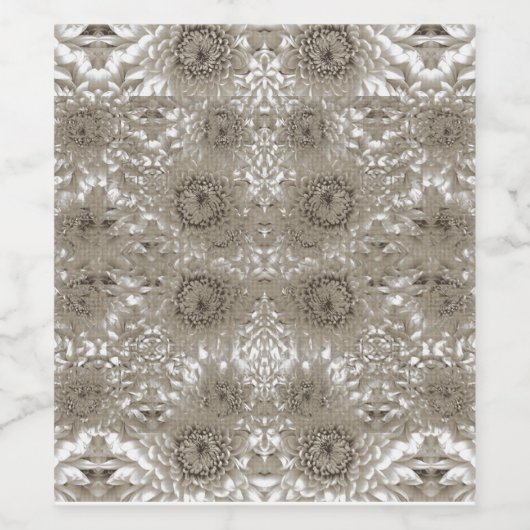 Wijnlabels voor bruiloften | Aangepaste voedsel en Wijn Etiket (Enkel label)