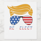 Wijnlabels voor Trump Wijn Etiket (Enkel label)