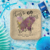 wijnland 60e verjaardag gejuich tot 60 papieren bordje (Feest)