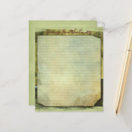 Wijnland-Briefpapier 4,5 x 5,6 inch Papier