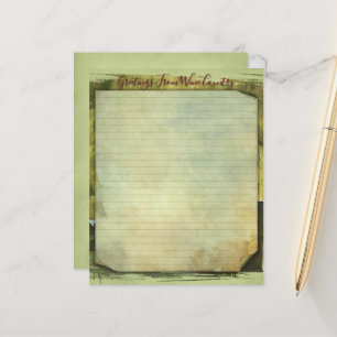 Wijnland-Briefpapier 4,5 x 5,6 inch Papier