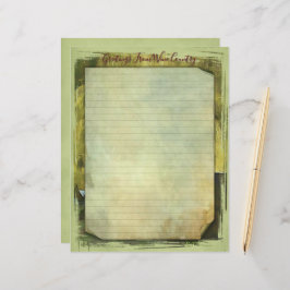 Wijnland-Briefpapier papierblad 8,5 x 11 inch