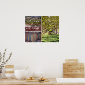 Wijnland-Californië Poster (Keuken)