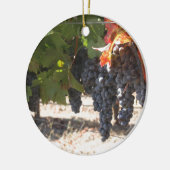 Wijnland-druiven Keramisch Ornament (Links)