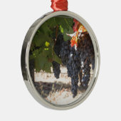 Wijnland-druiven Metalen Ornament (Rechts)