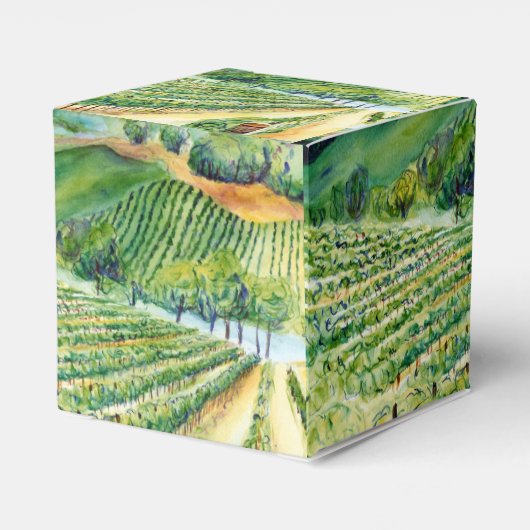 Wijnland- en wijngaarden - Eigen wijngaarden Bedankdoosjes (Achterkant)