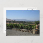 Wijnland-land Briefkaart (Voorkant / Achterkant)