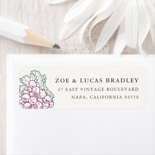 Wijnland-retouradres Etiket (Insitu)