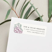 Wijnland-retouradres Etiket