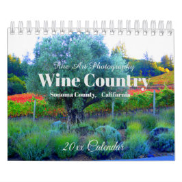 Wijnland, Sonoma County, California Calendar Kalender