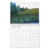 Wijnland, Sonoma County, California Calendar Kalender (Feb 2026)