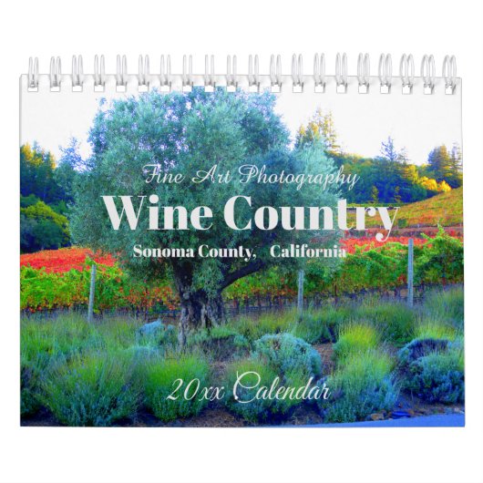 Wijnland, Sonoma County, California Calendar Kalender (Hoes)