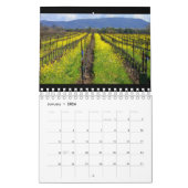 Wijnland, Sonoma County, California Calendar Kalender (Jan 2026)