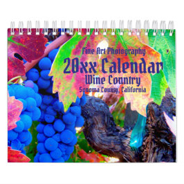 Wijnland, Sonoma County, California Calendar Kalender