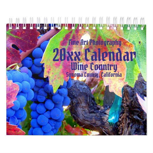 Wijnland, Sonoma County, California Calendar Kalender (Hoes)
