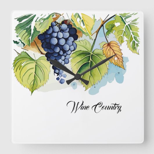 Wijnland Vierkante Klok (Voorkant)