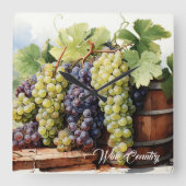 Wijnland Vierkante Klok (Voorkant)