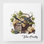 Wijnland Vierkante Klok (Voorkant)