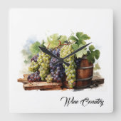 Wijnland Vierkante Klok (Voorkant)