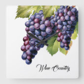 Wijnland Vierkante Klok (Voorkant)