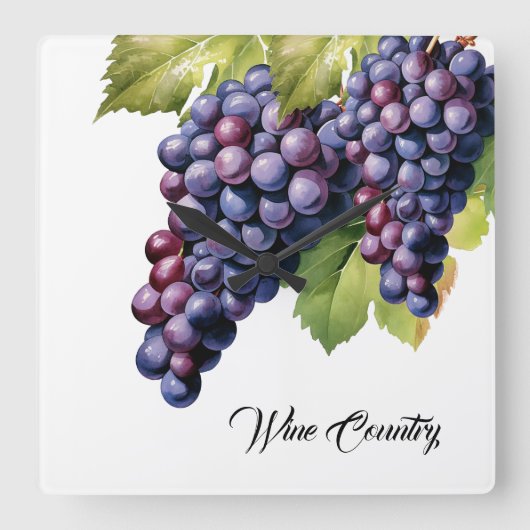 Wijnland Vierkante Klok (Voorkant)