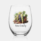 Wijnland Wijnglas Zonder Voet (Voorkant)