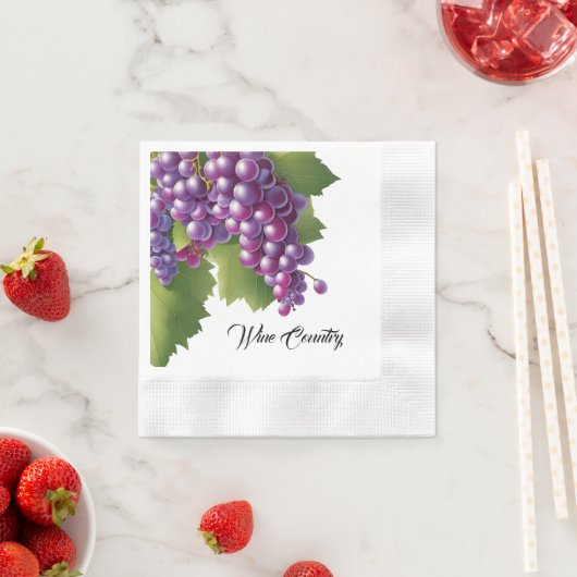 Wijnlandpapier Servet (Insitu)