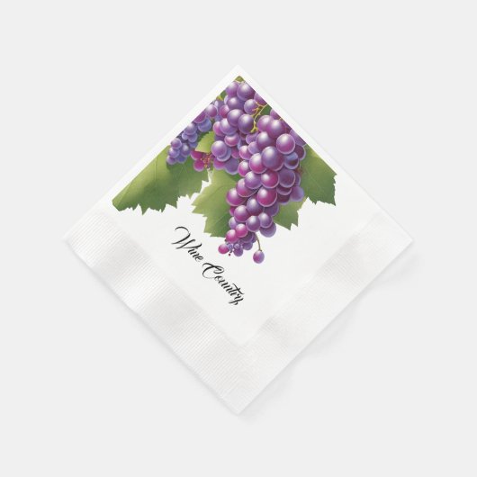 Wijnlandpapier Servet (Hoek)