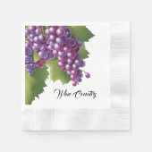 Wijnlandpapier Servet (Voorkant)