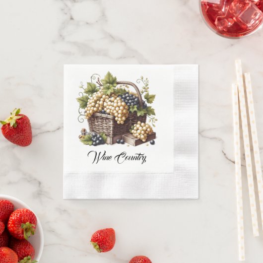 Wijnlandpapier Servet (Insitu)