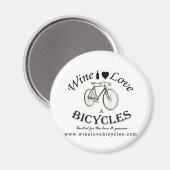 Wijnliefde en fietsen magneet (Voorkant / Achterkant)