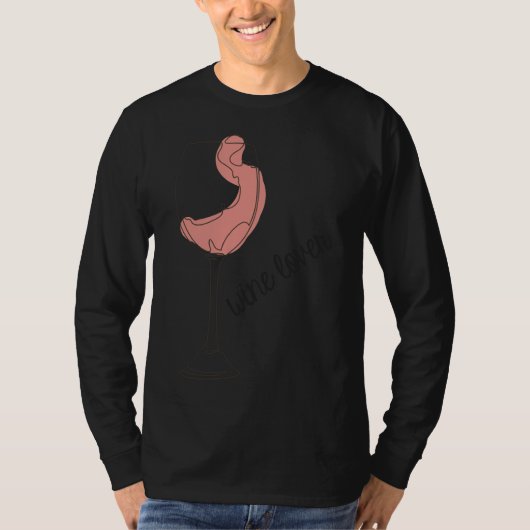Wijnliefhebber 73 t-shirt (Voorkant)