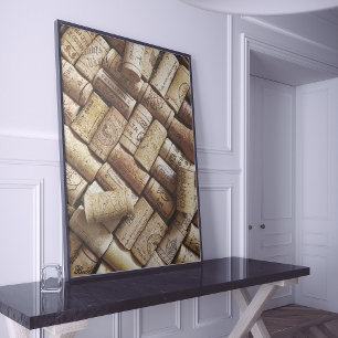 Wijnliefhebber Rood en wit kurk Collectie Poster