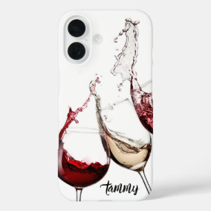 Wijnliefhebber telefoonhoesje – Rood, Wit & Rosé iPhone 16 Hoesje