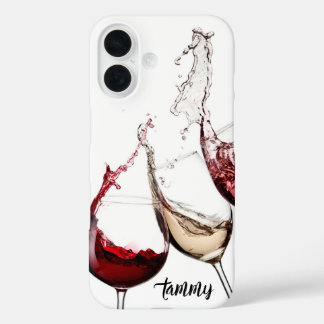 Wijnliefhebber telefoonhoesje – Rood, Wit & Rosé iPhone 16 Hoesje