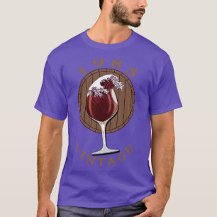Wijnliefhebber Verjaardag 1985 T-shirt