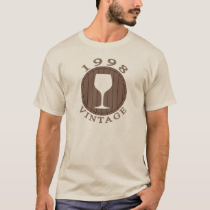Wijnliefhebber Verjaardag 1998 T-shirt