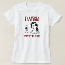 Wijnliefhebber Vrouwen T-Shirt
