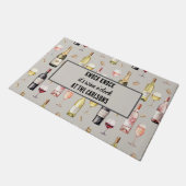 Wijnliefhebber Wine O'Clock Deurmat (Schuin)