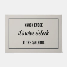 Wijnliefhebber Wine O'Clock Deurmat