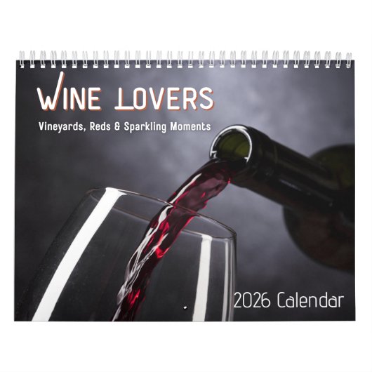 Wijnliefhebbers 2026 Agenda Kalender (Hoes)
