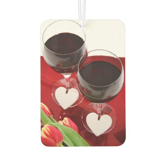 Wijnliefhebbers auto luchtverfrisser (Achterkant)